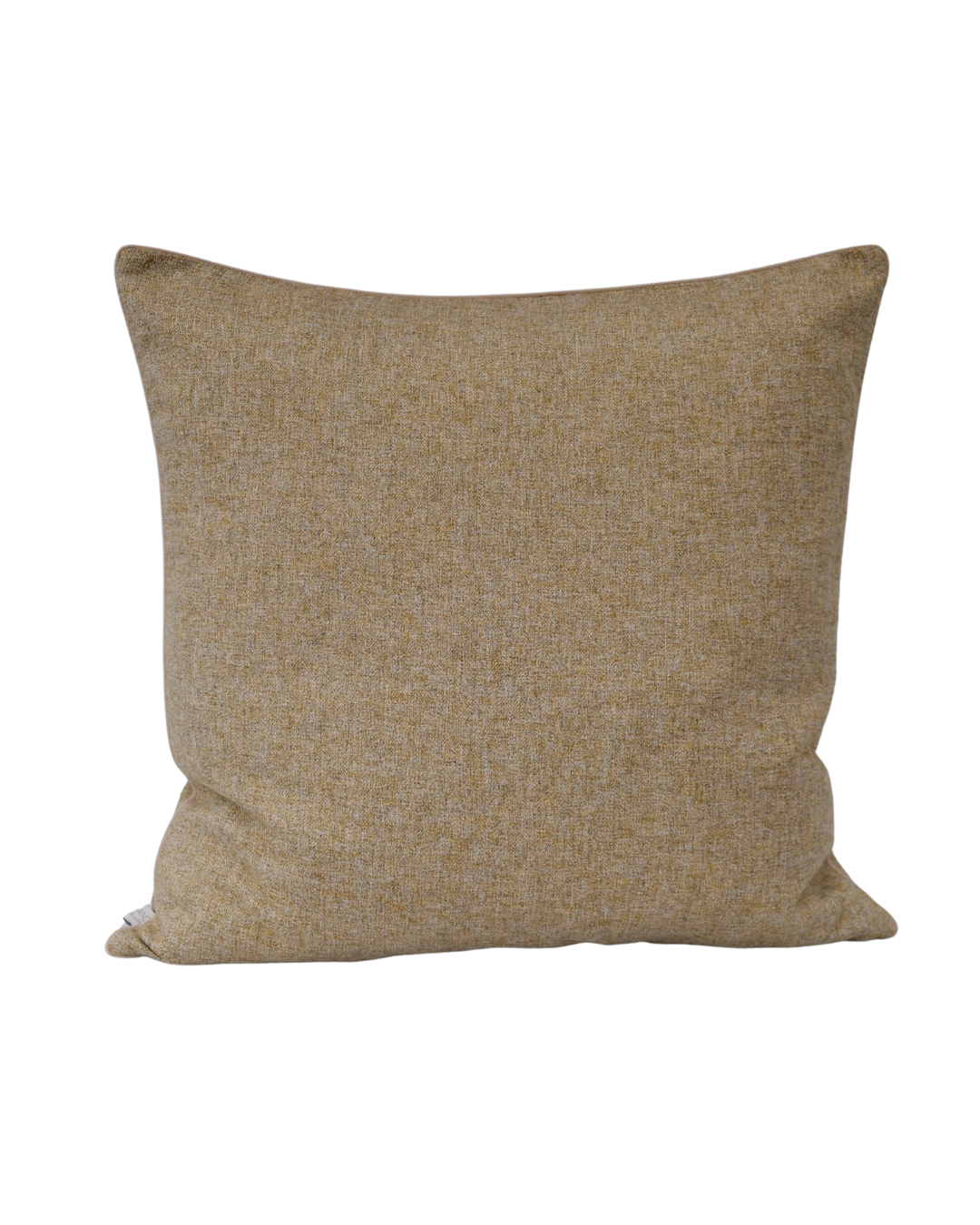 COJIN LANA ESPIGA DORADO CON VIVO BEIGE / 60 X 60 CM
