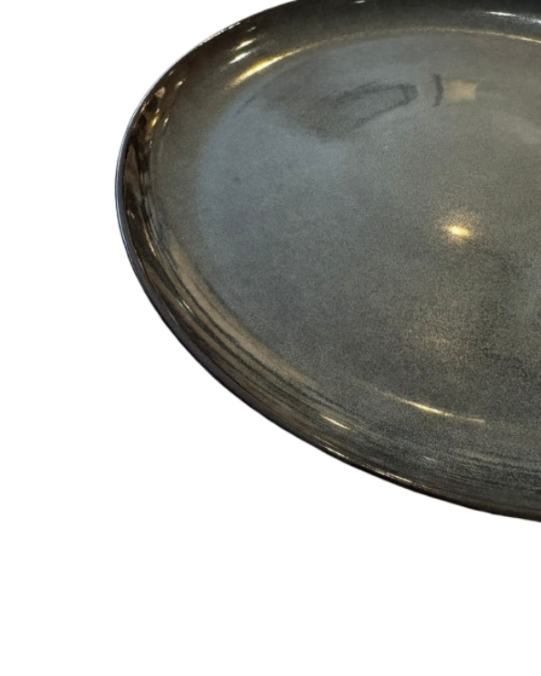 PLATO GRES ANTRACITA / 33D X 2.5H CM