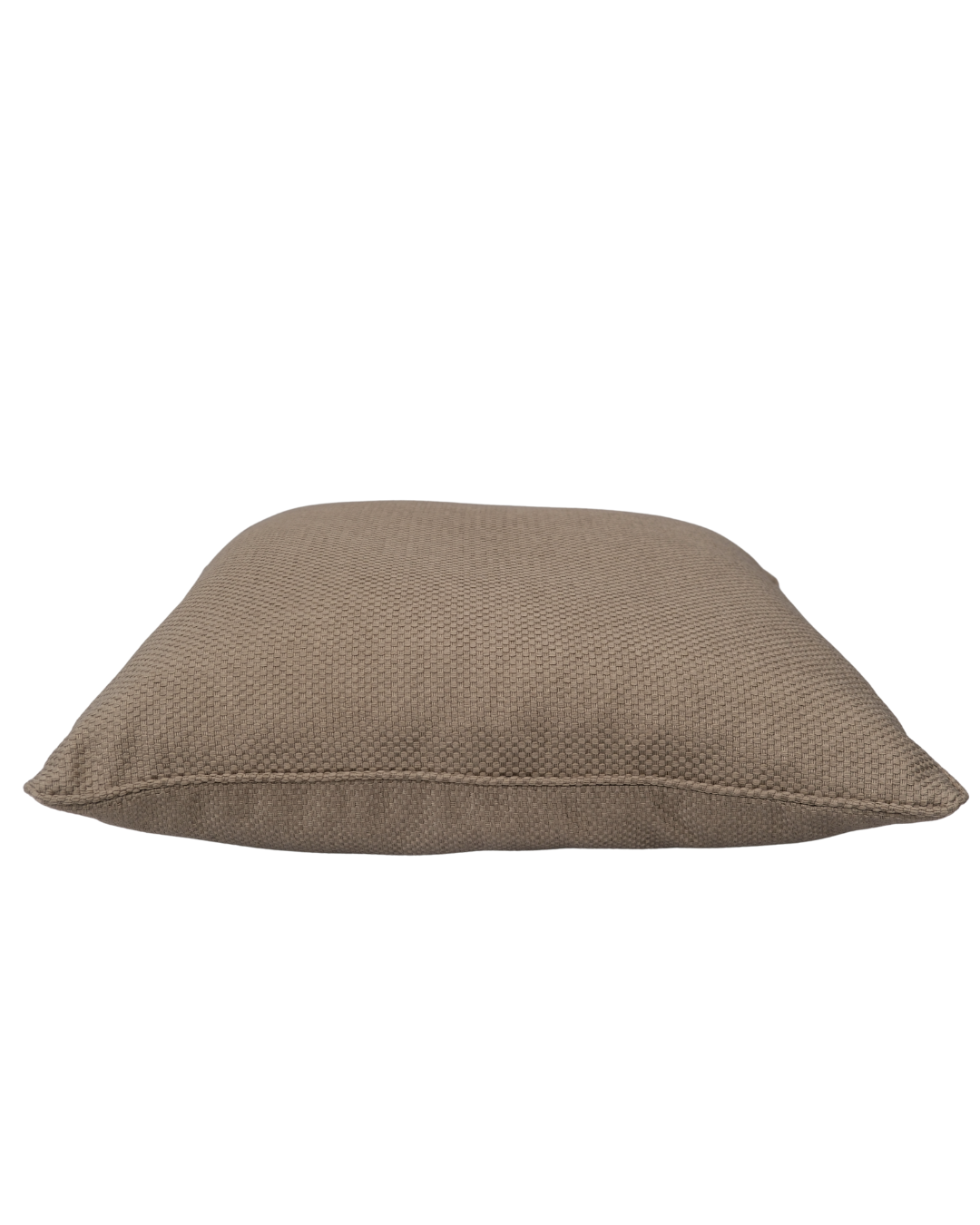 COJIN TAPIZ TRAMA BEIGE VIVO MISMA TELA / 60 X 60 CM