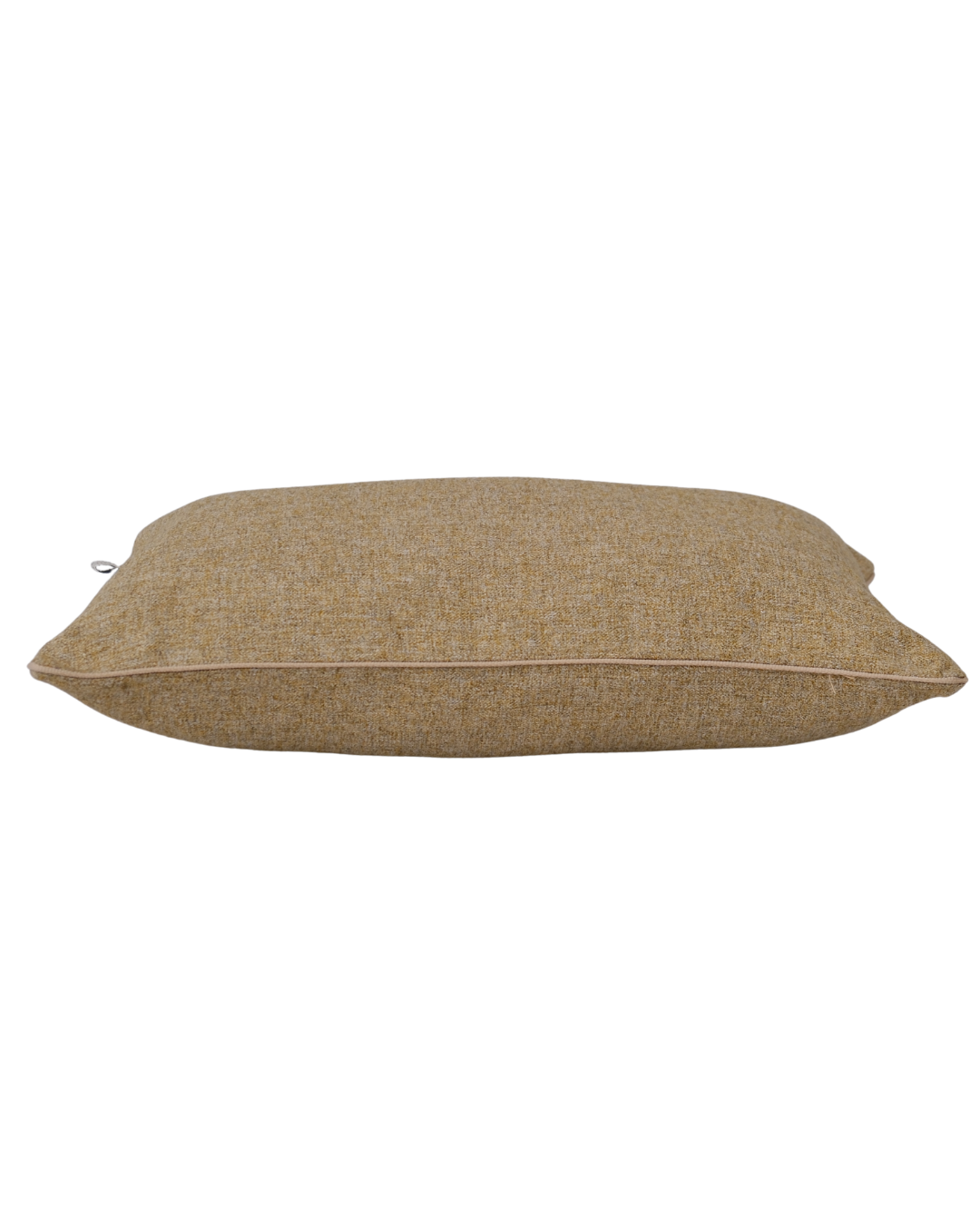 COJIN LANA ESPIGA DORADO CON VIVO BEIGE / 30 X 50 CM