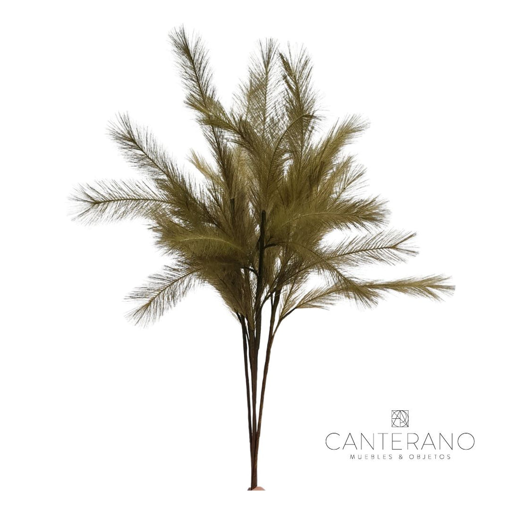 COMPLEMENTOS | Rama Plumas Artificiales Verde Oliva
