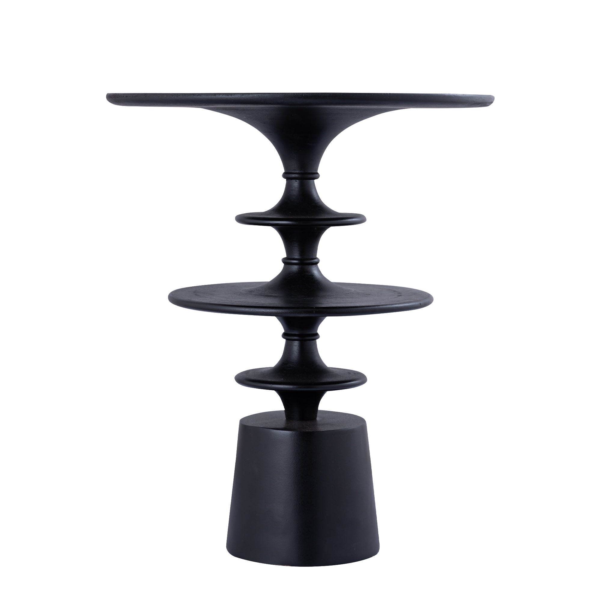 MESA LATERAL  | JULIETA mesa lateral de madera negra