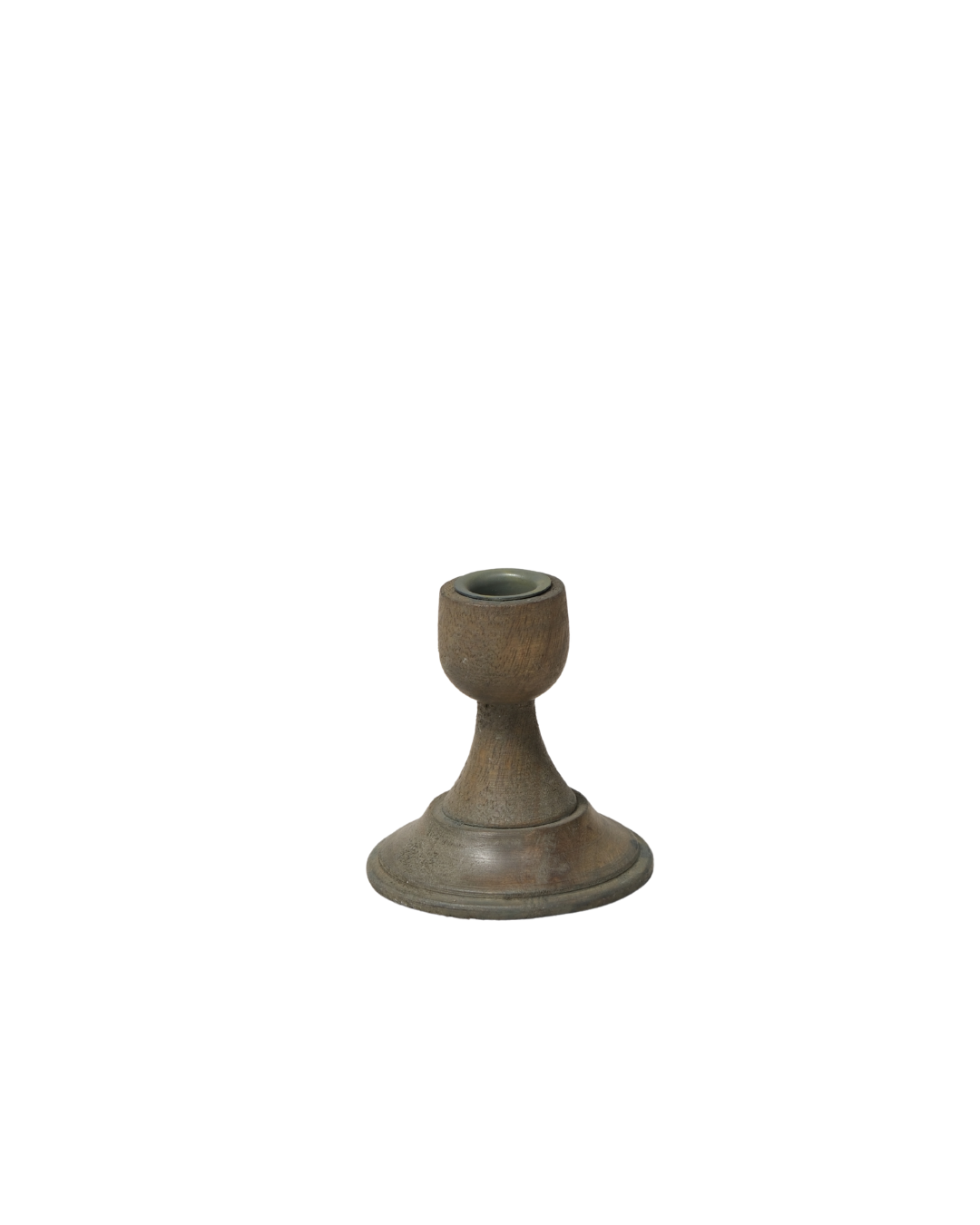 CANDELABRO | Torneado madera gris