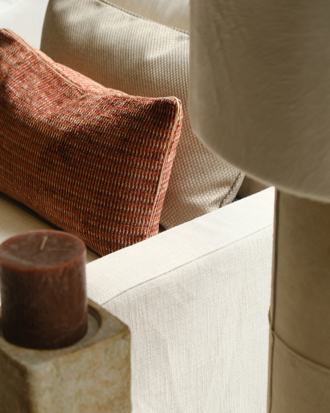 CHAISE LONGUE | DIANA Lino viscosa blanco