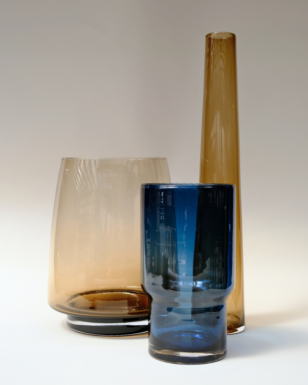 VIDIRO | Copón grande con base Caramelo