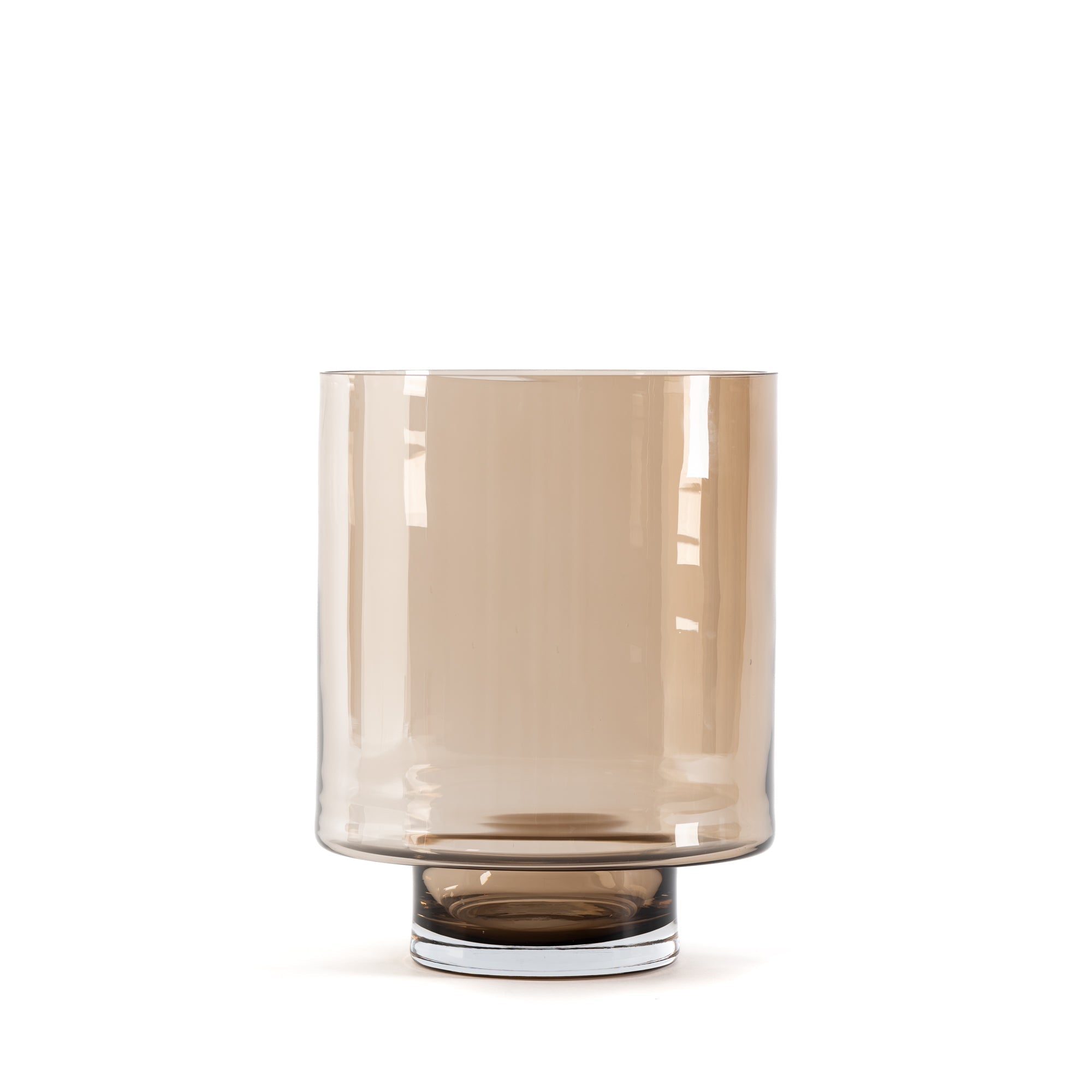 VIDRIO | Cilindro en base caramelo