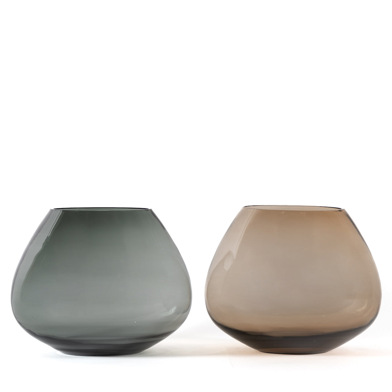 VIDRIO | Florero pera gigante Gris