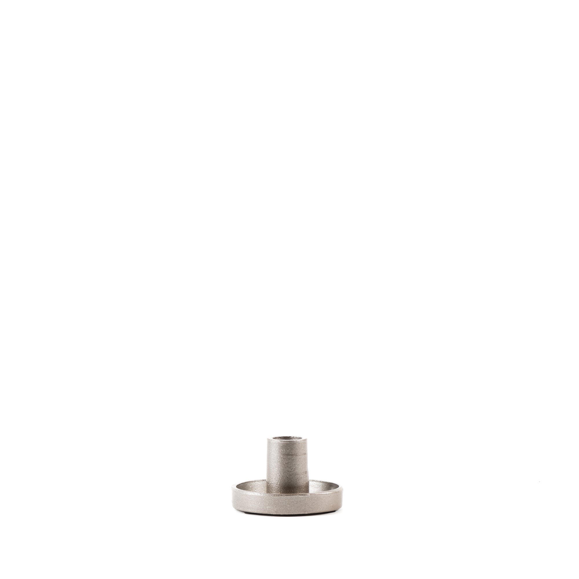 METAL | CANDELABRO silver medium