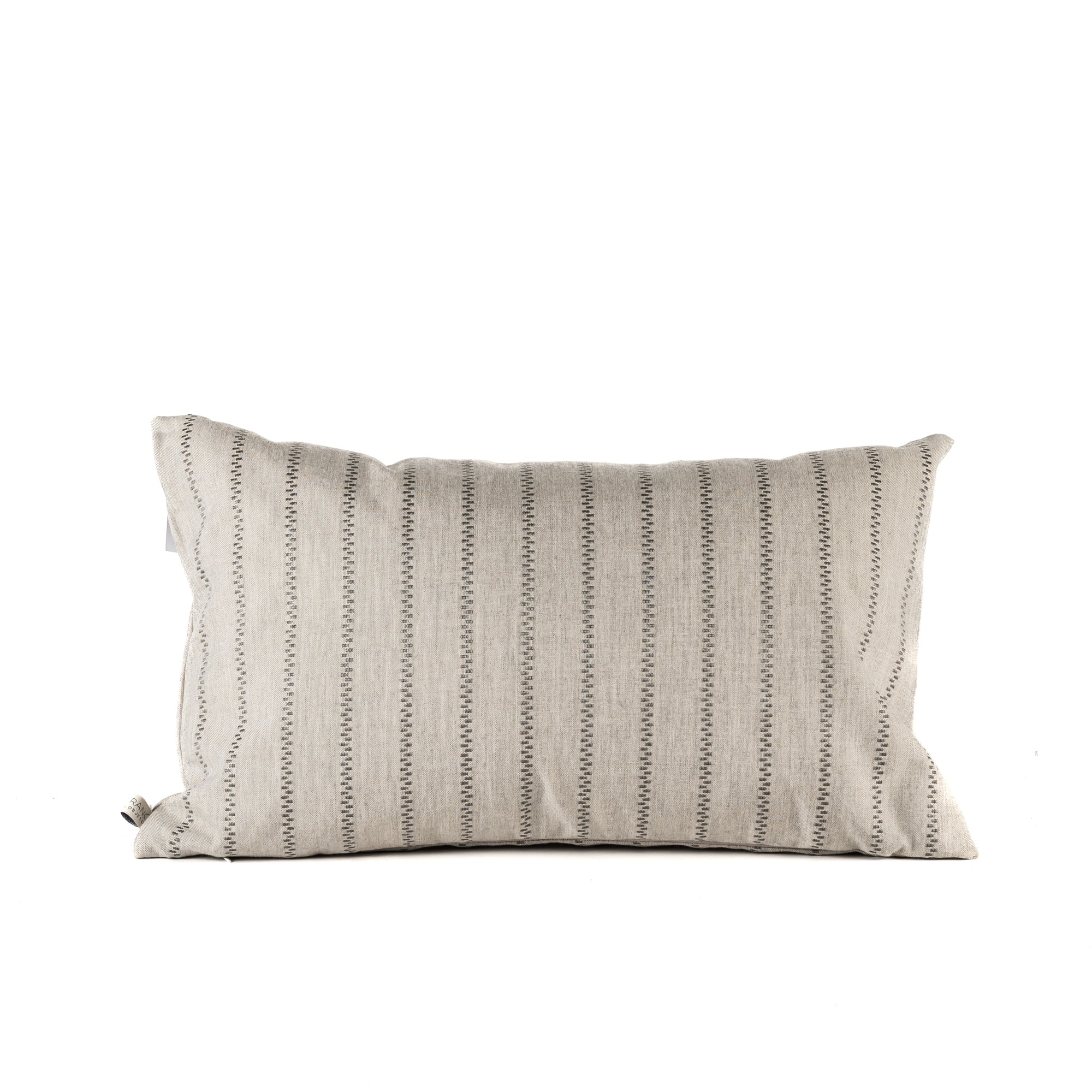 COJÍN | Sunbrella gris con rayas 30 X 50 CM