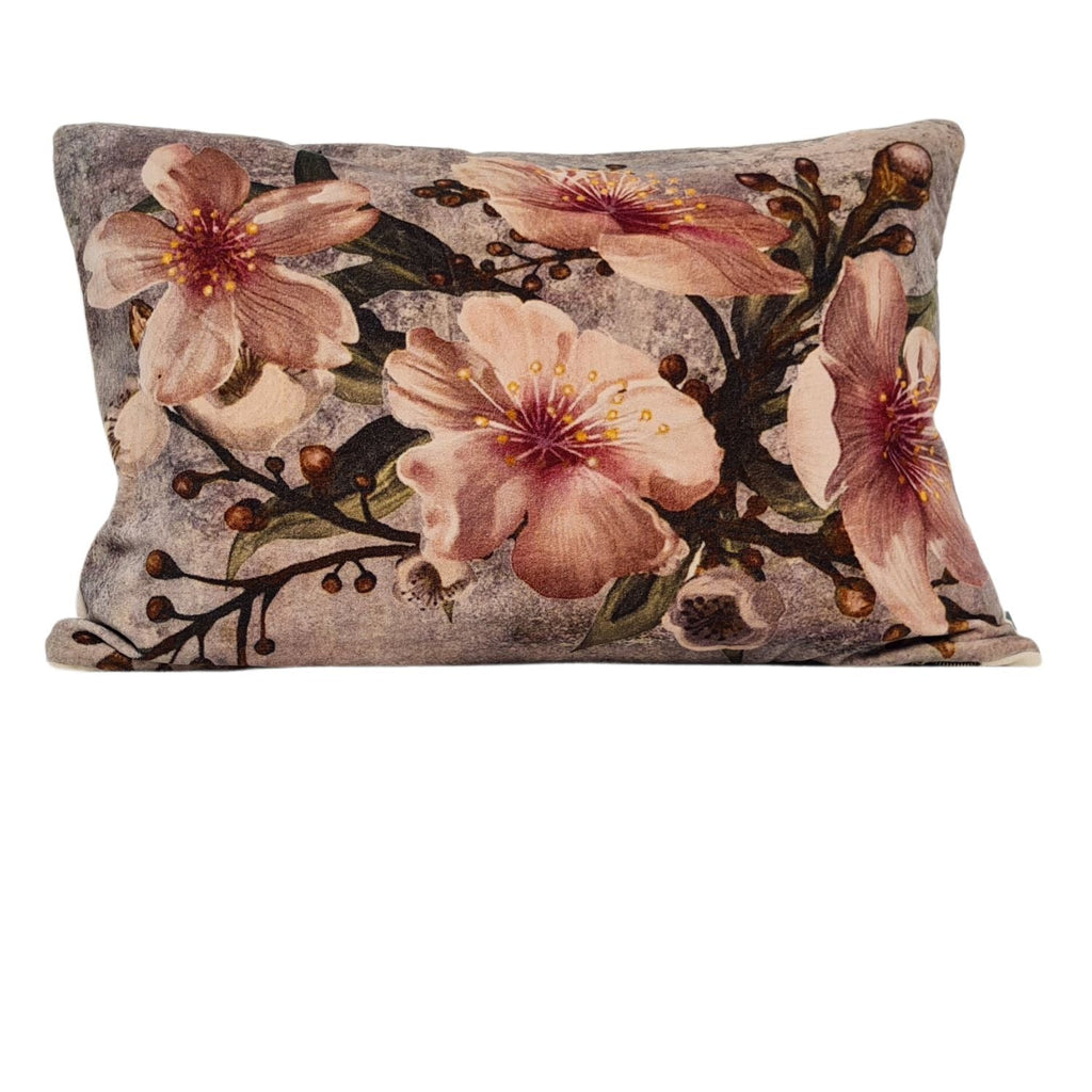 COJÍN  | Terciopelo Flores (Back Ecru) 40A x 60L cm