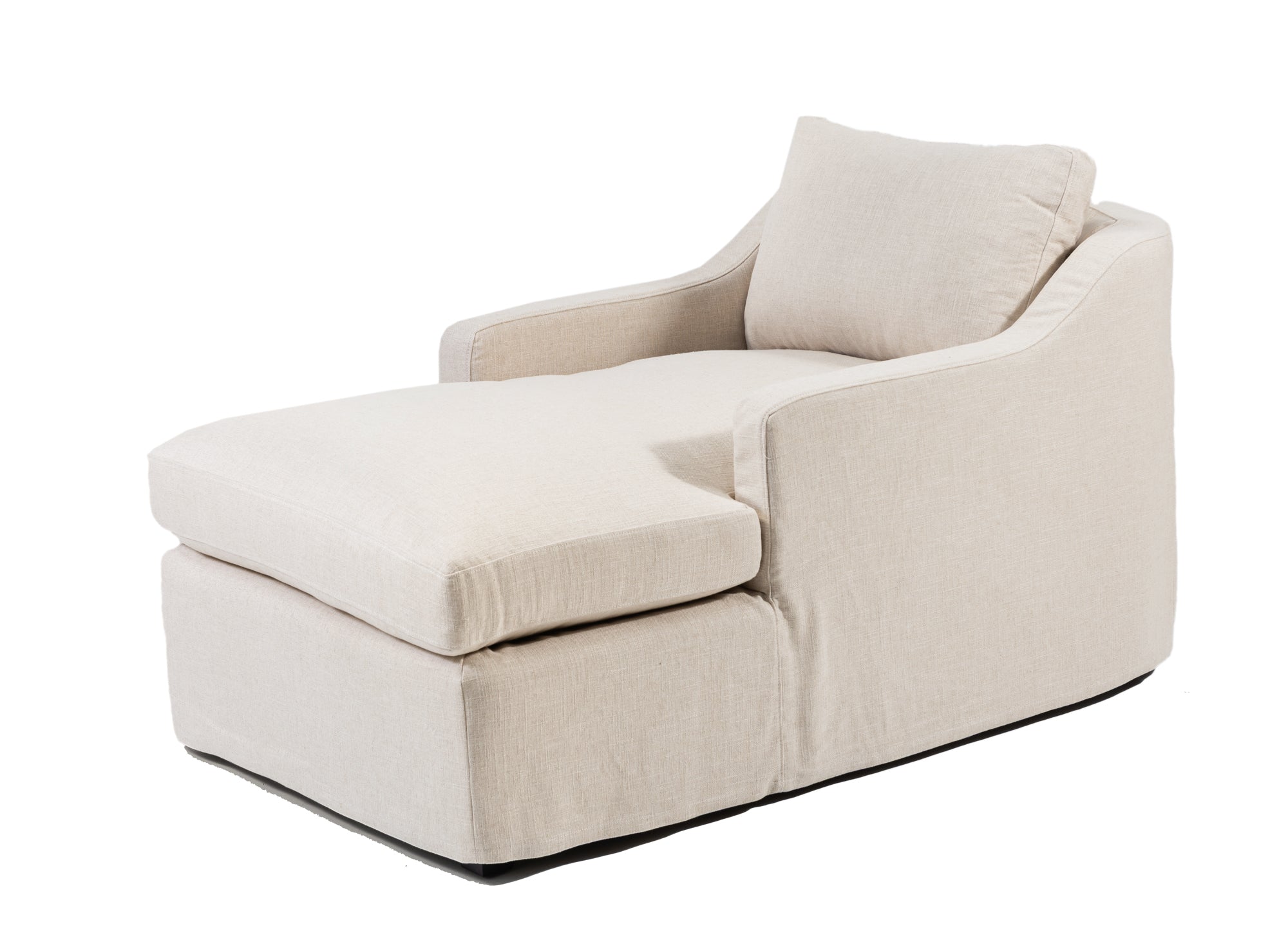 CHAISE LONGUE | DIANA Lino viscosa arena