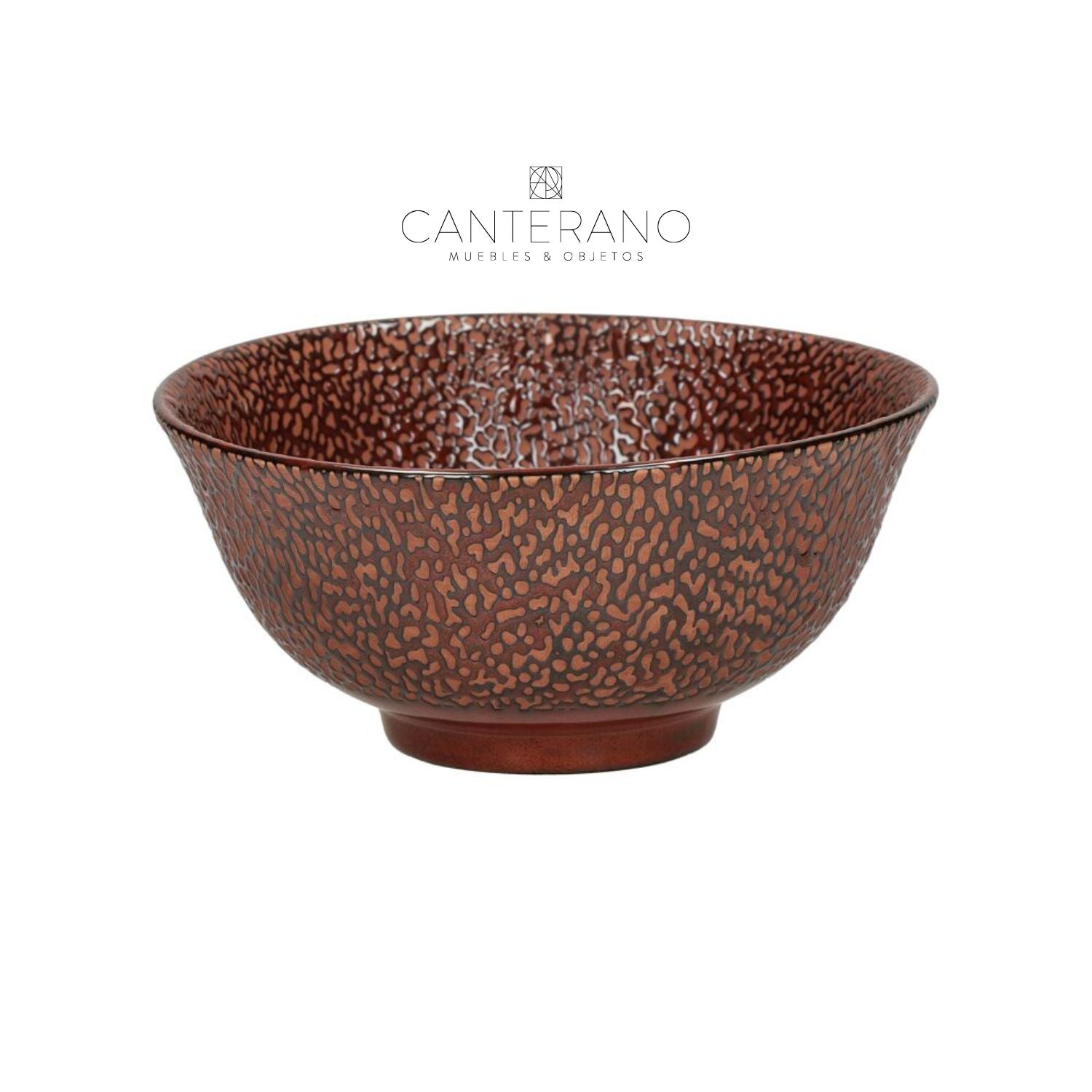 CERÁMICA |  CENSU- Bowl sopa porcelana TERRACOTA