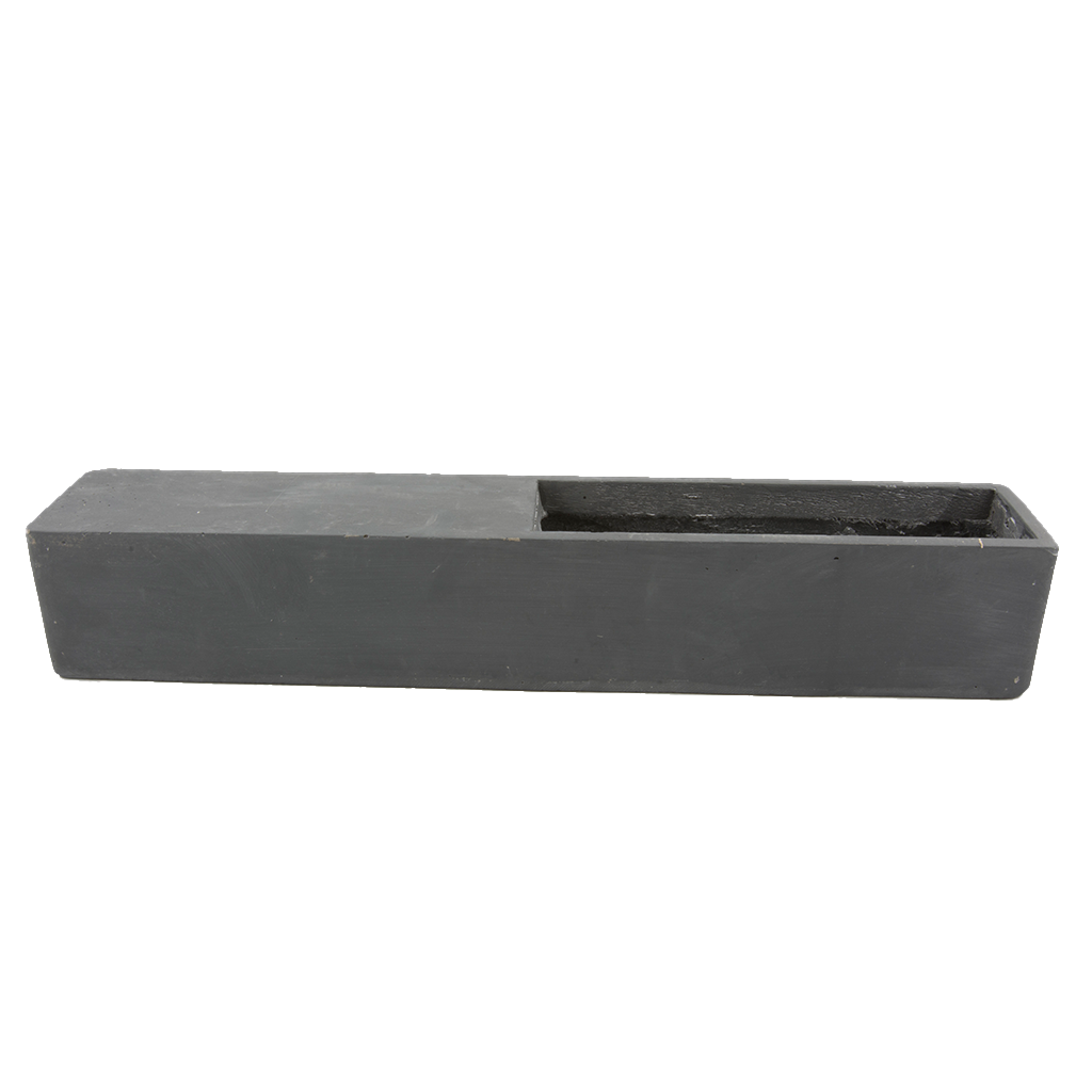 CERÁMICA | ELAS rectangular concreto gris oscuro